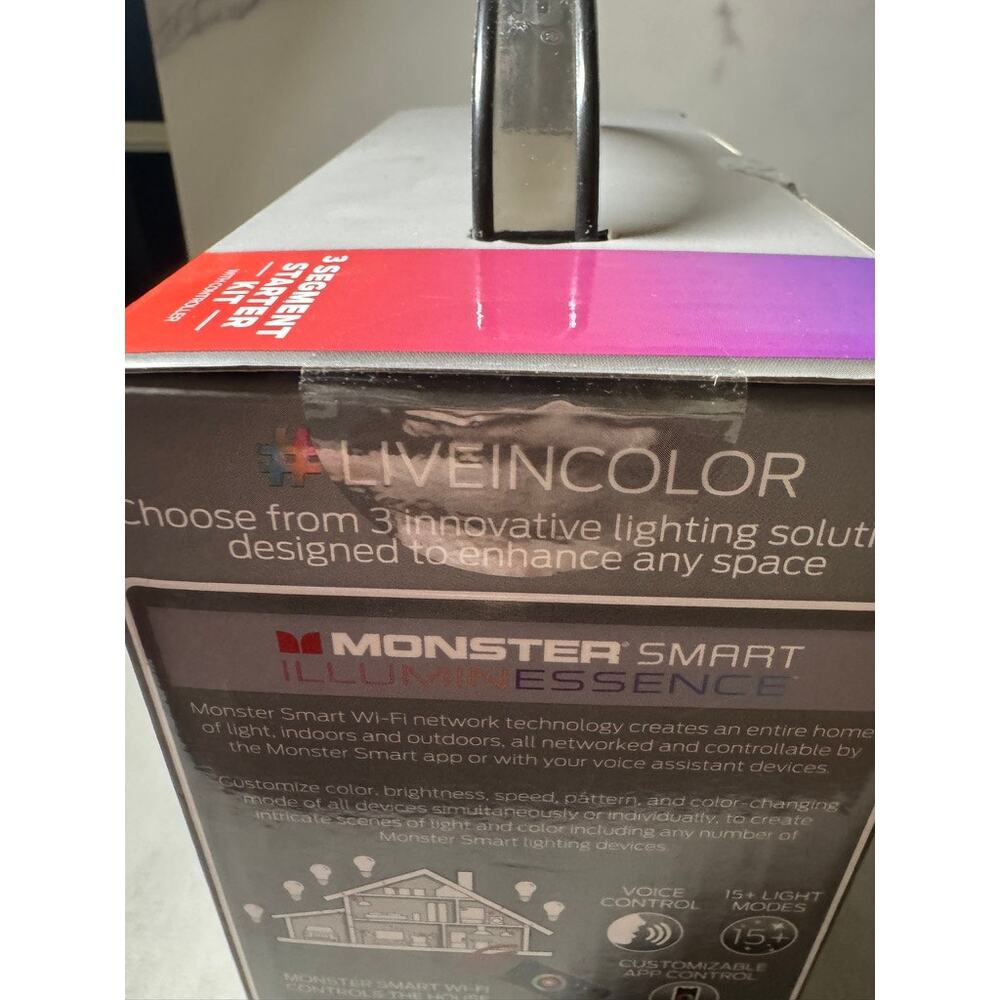 Monster Digit 3 Panel LED 3D Art Smart Modular Panels Starter Kit - Picture 7 of 7